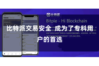 比特派交易安全 成为了专科用户的首选