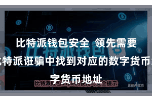 比特派钱包安全 领先需要在比特派诳骗中找到对应的数字货币地址