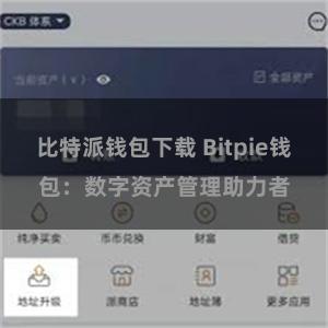 比特派钱包下载 Bitpie钱包：数字资产管理助力者