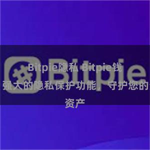 Bitpie隐私 Bitpie钱包：强大的隐私保护功能，守护您的资产