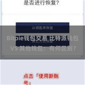 Bitpie钱包交易 比特派钱包 VS 其他钱包：有何区别？