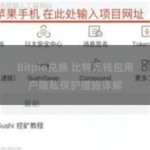 Bitpie兑换 比特派钱包用户隐私保护措施详解